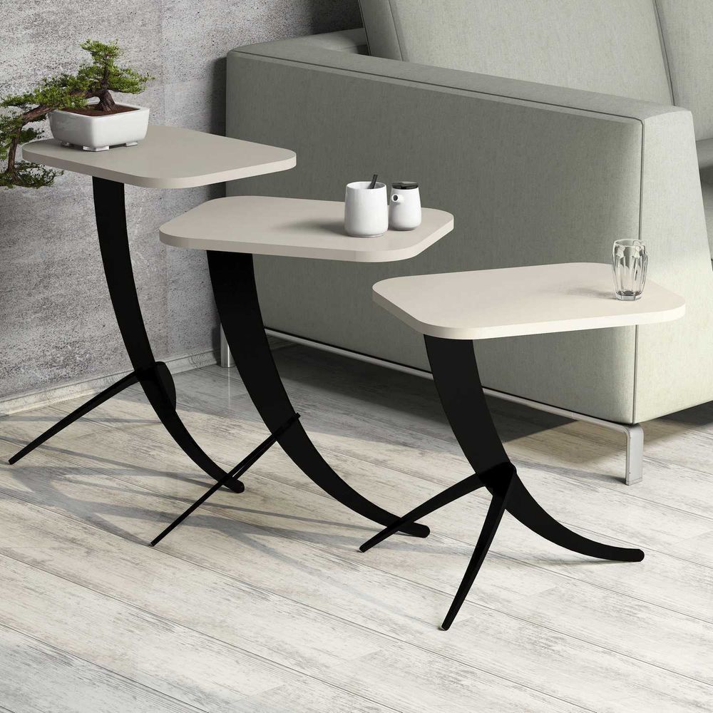Pion - Krema Nesting Stolovi (3 Komada) slika 2