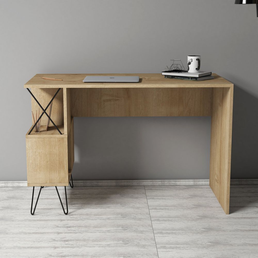 Extra - Oak Black Radni Sto slika 2