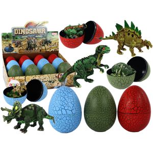 Figure jaja dinosaura u 3 boje 9 cm
