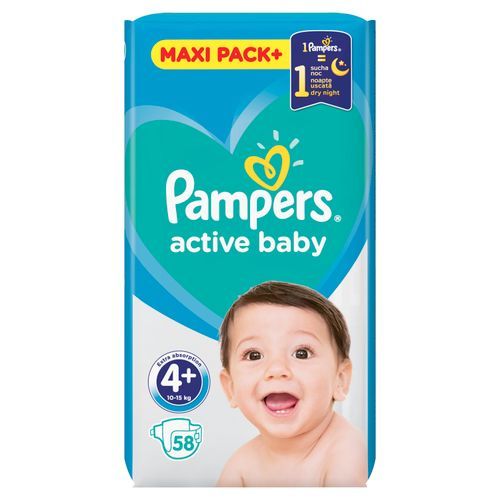 Pampers Active Baby Maxi Pack Plus veličina 4 slika 1