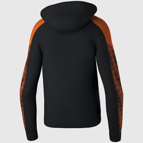 Hoodie Erima Evo Star Crna/Narančasta slika 2