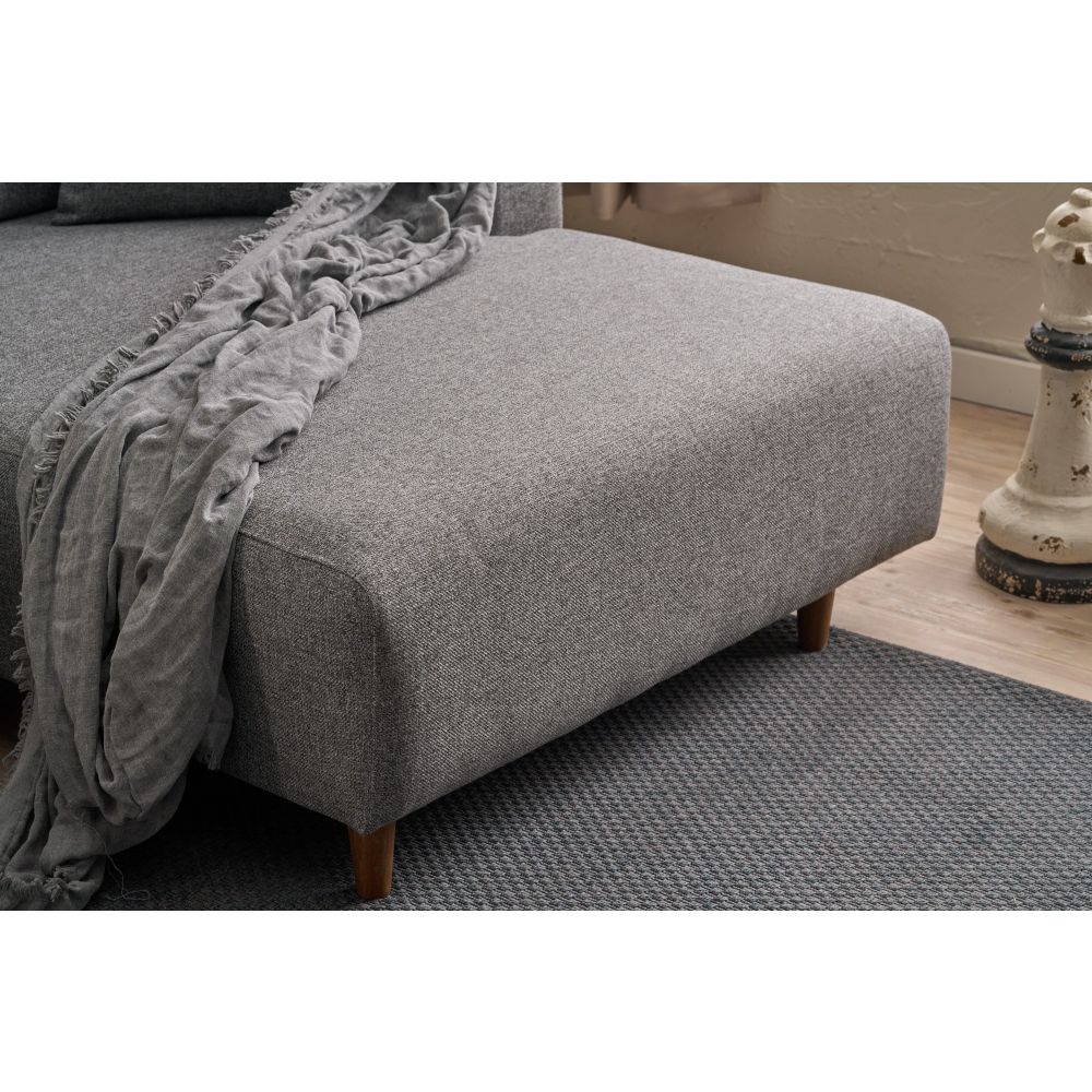 Mane Right - Sivi Ugaoni Sofa-Krevet slika 3