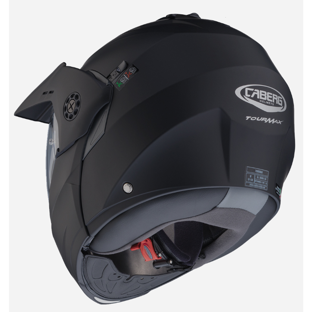 Modularna - flip up kaciga za motor XL vel. Caberg Tourmax X - Crna slika 3