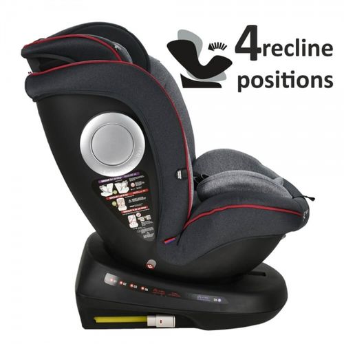 Bebe Stars autosjedalica Levante 360° 0-36kg ISOFIX - Red slika 4