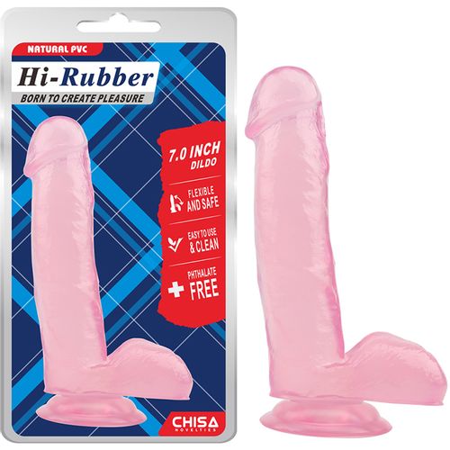 Roze realisticni dildo 18cm slika 1