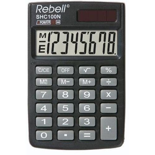 Kalkulator komercijalni Rebell SHC108 black slika 2