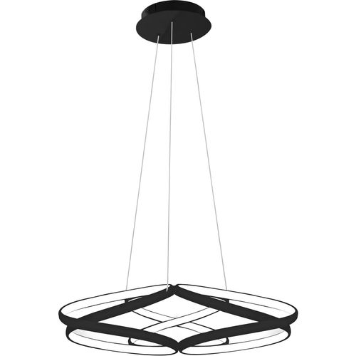 TOOLIGHT Moderna LED stropna svjetiljka + pilot app793-cp crni stan slika 2