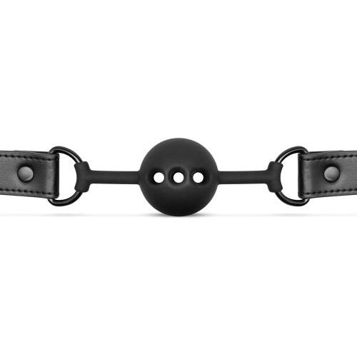 Breathable Silicone Ball Gag - Black slika 7