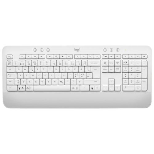 LOGITECH K650 Signature Wireless US bela tastatura slika 1