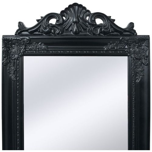 Samostojeće Ogledalo Barokni Stil 160x40 cm Crna boja slika 17