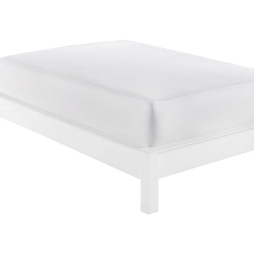 Alez Fitted (160 x 200) White Double Bed Protector slika 11