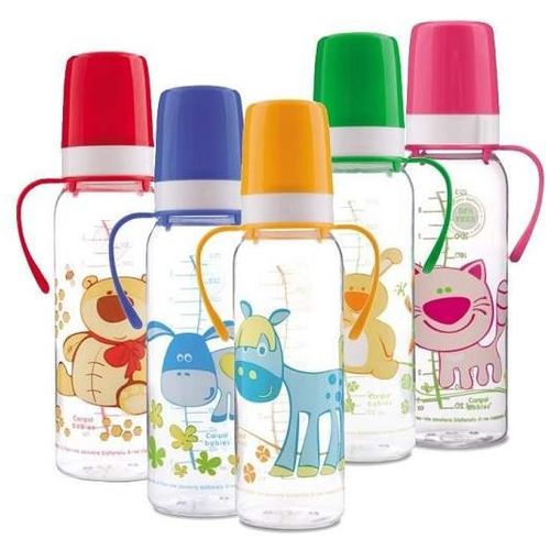 "CANPOL BABY FLASICA 250ML 11/845 ""ANIMALS"" sa drškom" slika 1