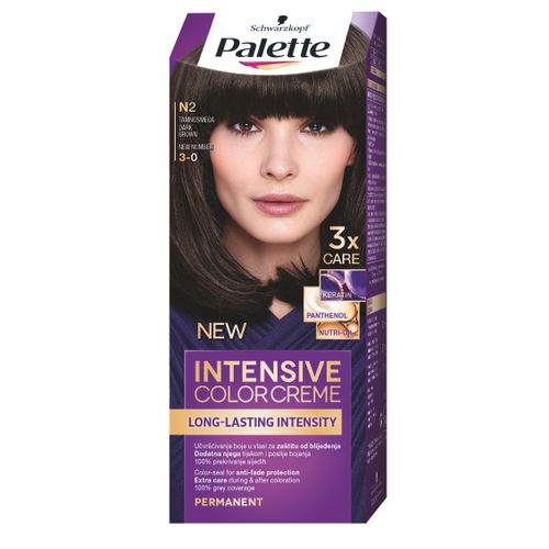 Palette Intensive Color Creme boja za kosu N2 Dark Brown Tamno Smeđa 3-0 slika 1