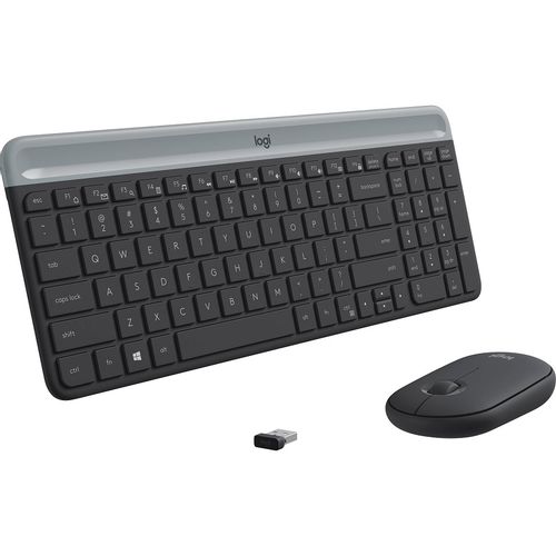 Logitech MK470 Slim Wireless Keyboard and Mouse Combo Graphite - US slika 1