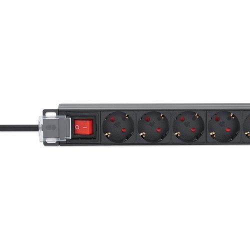 PDU kabl Intellinet 715133 19"/1U sa 9 utilnica/prekidač/2m slika 4