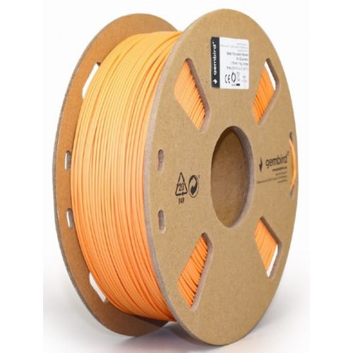 3DP-PLA-01-MTO Mat PLA Filament za 3D stampac 1.75mm, kotur 1KG, orange slika 1