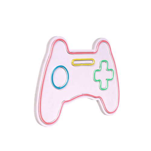 Wallity Ukrasna plastična LED rasvjeta, Play Station Gaming Controller - Pink slika 5