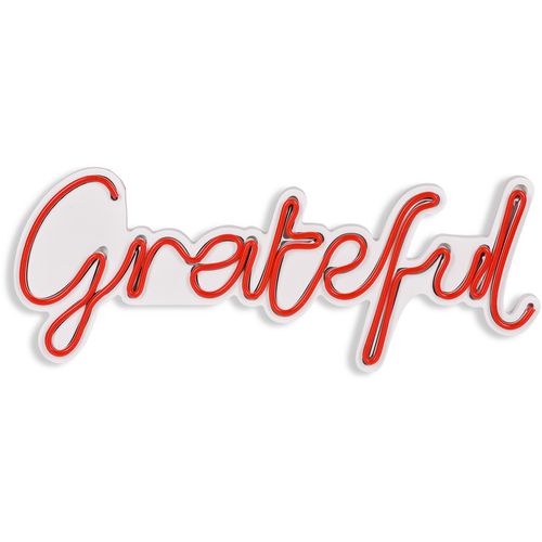 Wallity Ukrasna plastična LED rasvjeta, Grateful - Red slika 7