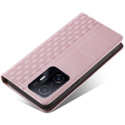 Torbica novčanik s magnetnom zatvaranjem za Samsung Galaxy A52 5G + mini privjesak za trakicu pink slika 4