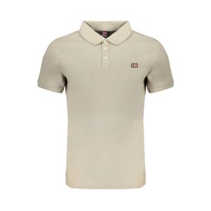 NORWAY 1963 BEIGE MEN'S SHORT SLEEVED POLO SHIRT