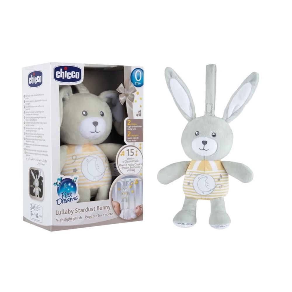 Chicco Muzička plišana igračka Lullaby Stardust Bunny - Zeko slika 1