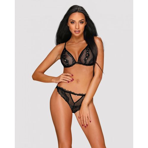 Sexy set 2-delni Millagro crne boje - S/M slika 8