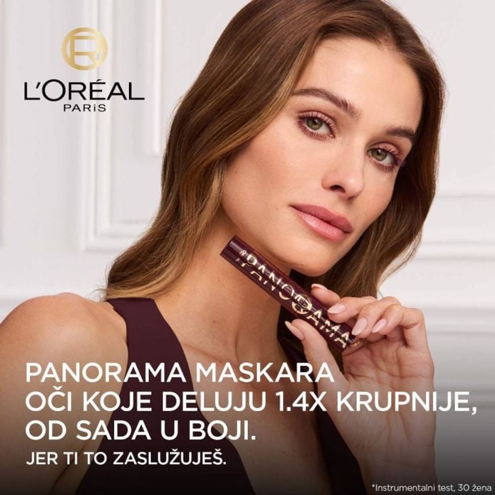 L'Oréal Paris Maskara Volume Panorama Bordeaux slika 3