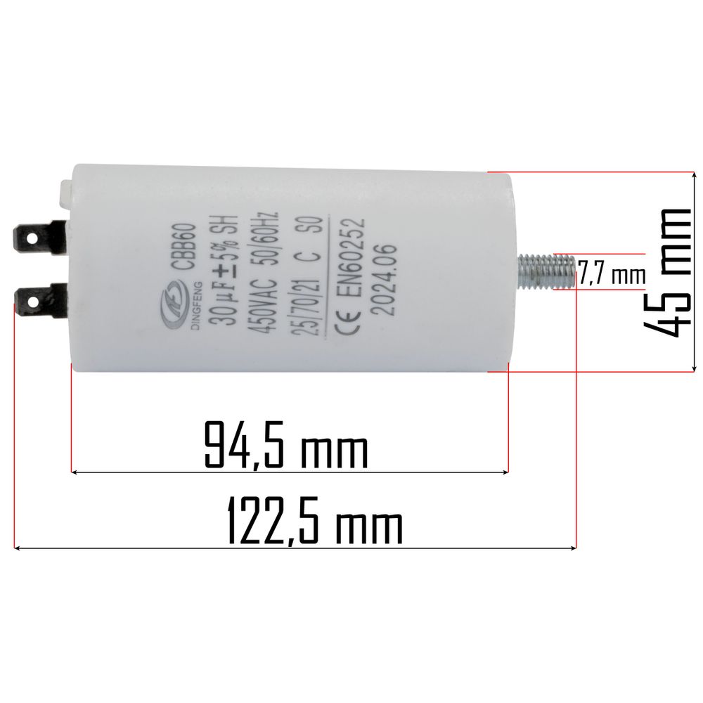 Kondenzator za kompresor PM-KO-50T-KN slika 2