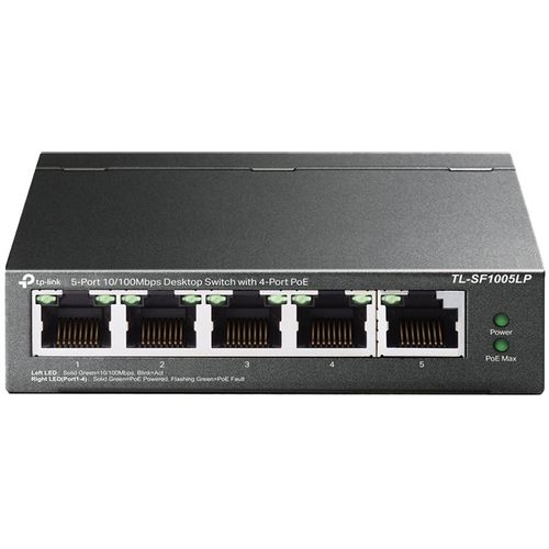 5-Port 10/100Mbps Unmanaged Switch with 4-Port PoE slika 1