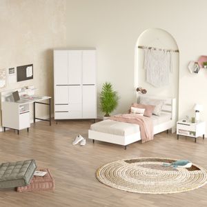 ON24-W White Young Room Set