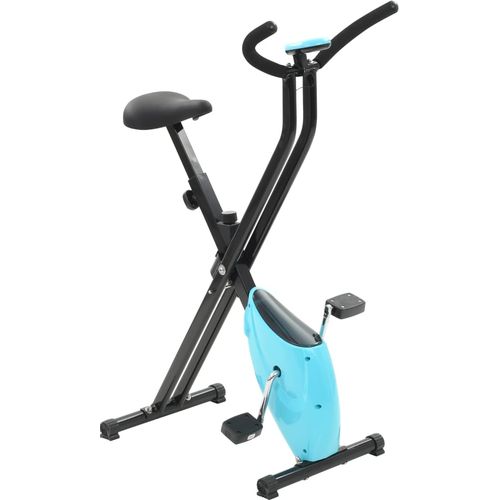 Bicikl za vježbanje X-Bike s remenom za otpor plavi slika 1
