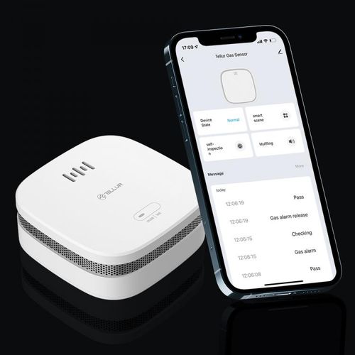 Tellur Smart WiFi smoke sensor smoke sensor, bijeli slika 5