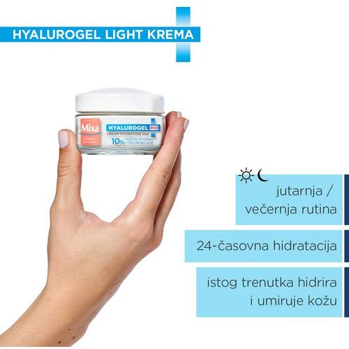 Mixa Hyalurogel Krema za lice 50ml slika 2