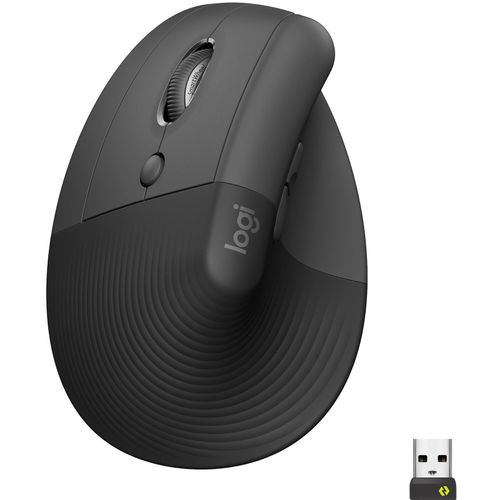 Logitech mouse Lift LEFT Vertical Ergonomic, graphite slika 2