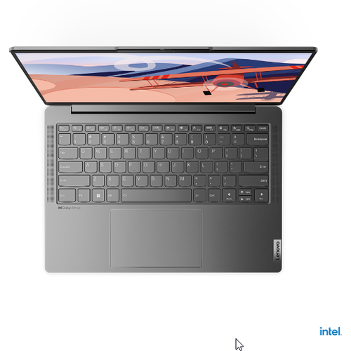 Lenovo 83E0003YRM Yoga Slim 6 14IRH8 (Storm Grey, Aluminium) 14-Core i7-13700H 2.4-5.0GHz/24MB 16GB 1TB-SSD-NVMe 14" 2.2K (2240x1400) IPS 300n 100% sRGB DolbyVision AG 1080p+IR Iris Xe Graphics WiFi-AX BT5.3 2xTB4 UK-Keyboard-Backlite 65Wh 1.35kg DOS slika 9