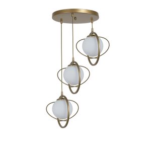 AntiqueWhite Luster sa 3 Tepsije u Stilu Eskitme