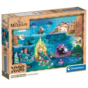 Disney The Mermaid Little Map puzzle 1000pcs