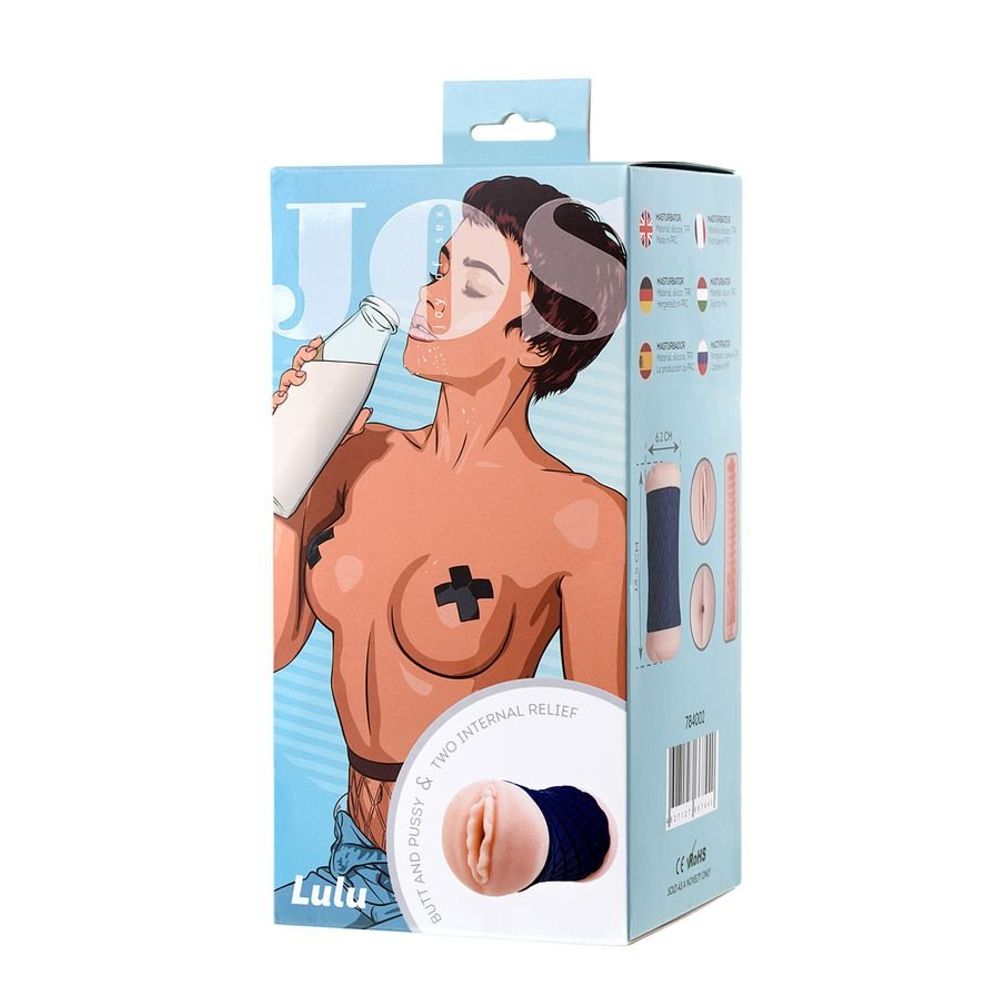 Dvostrani masturbator vagina i anus Jos Lulu 14,5cm Toyfa slika 5