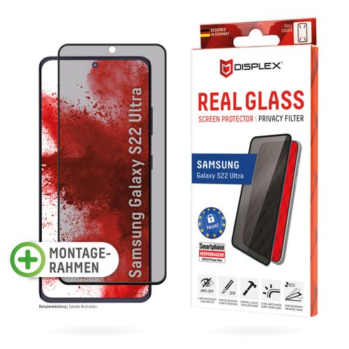 Zaštitno staklo DISPLEX Privacy Glass 3D za Samsung Galaxy S22 Ultra (01580) slika 1