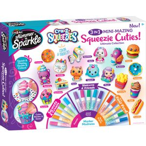 CRAZART set 3u1  Obojaj figurice Squeezie Cuties 17356