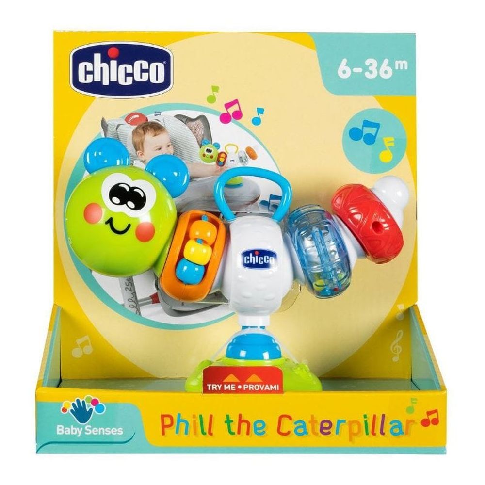 Chicco Interaktivna igračka Baby Senses Phill the Caterpillar slika 4