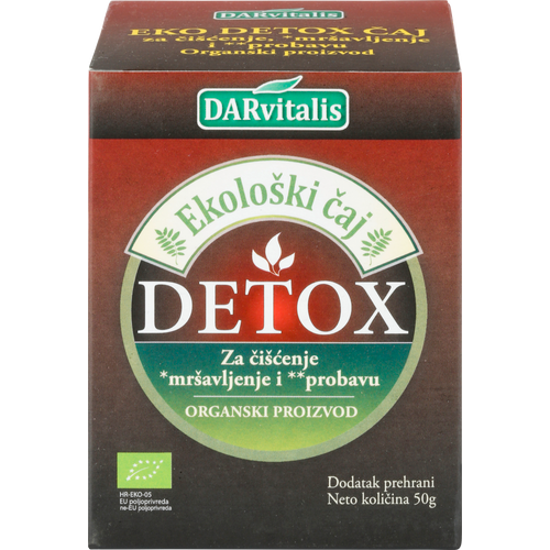 DARvitalis eko detox čaj 50g slika 1