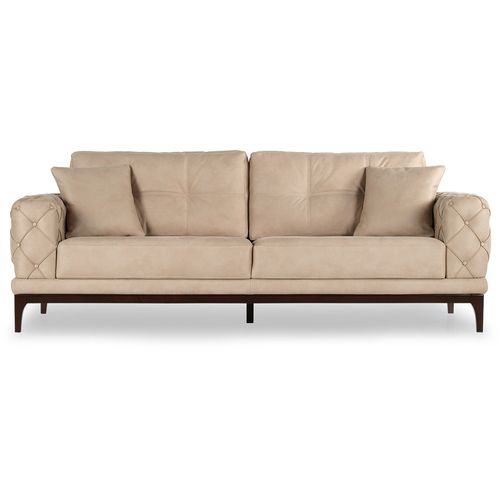 Lale - Cream Cream 3-Seat Sofa-Bed slika 1