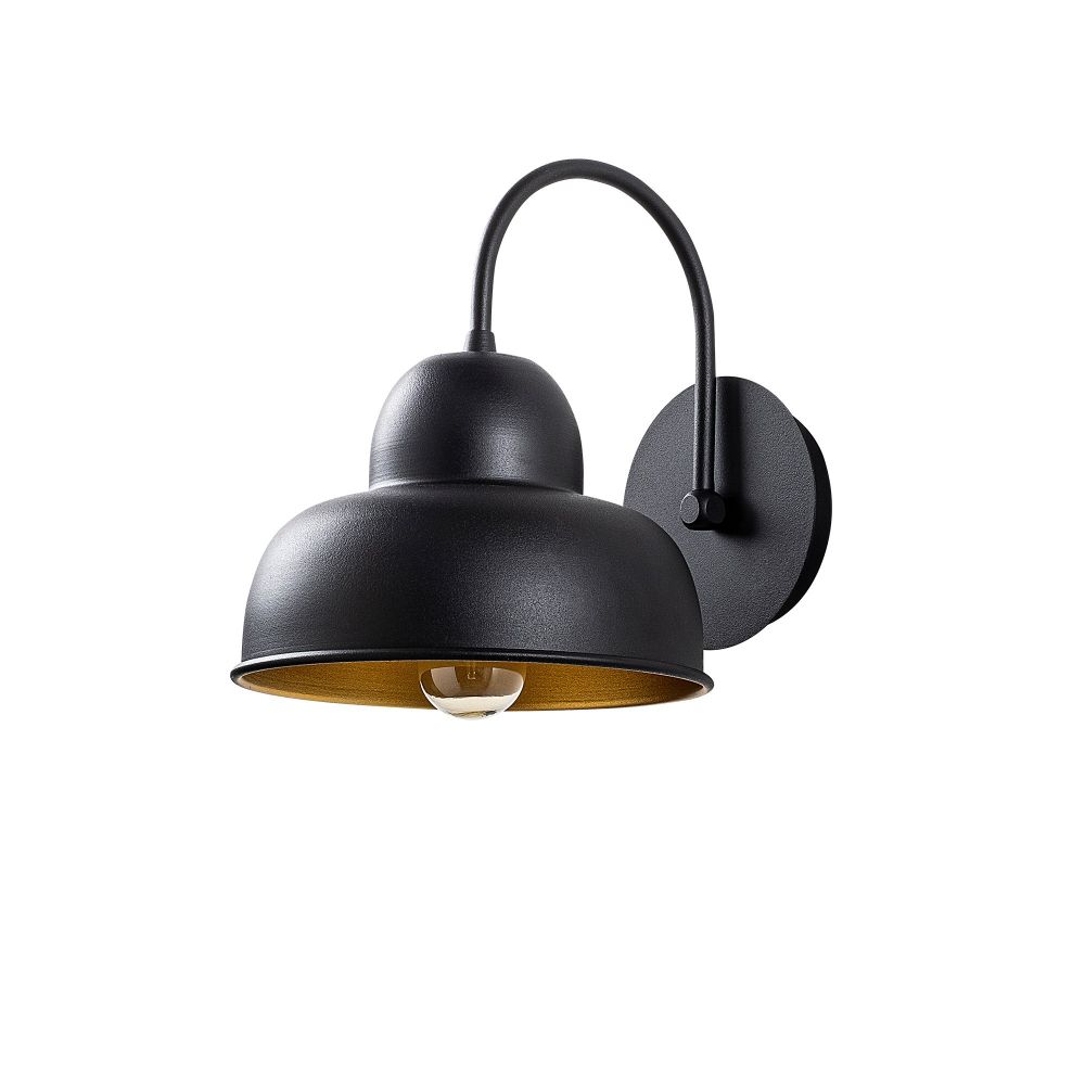 Zidna lampa "Berceste - 180" boje crna i zlatna slika 5