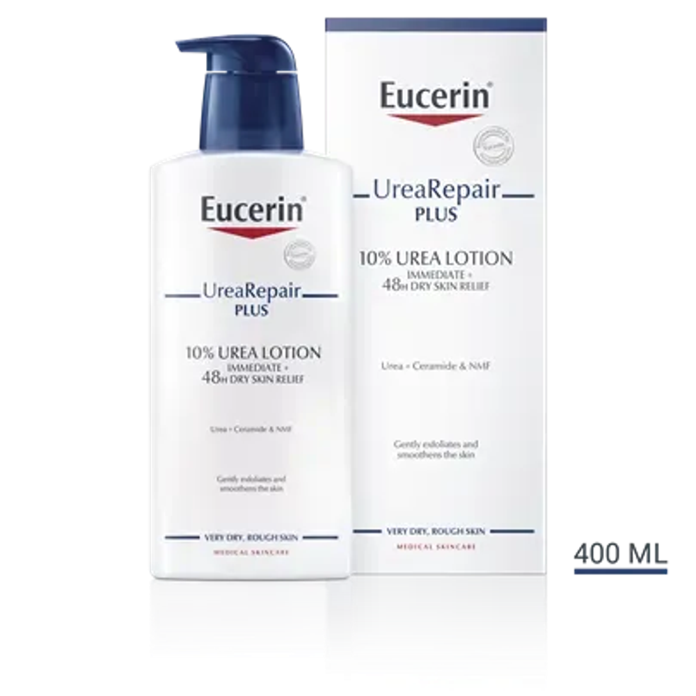 EUCERIN LOSION 10% UREA 400ML slika 1