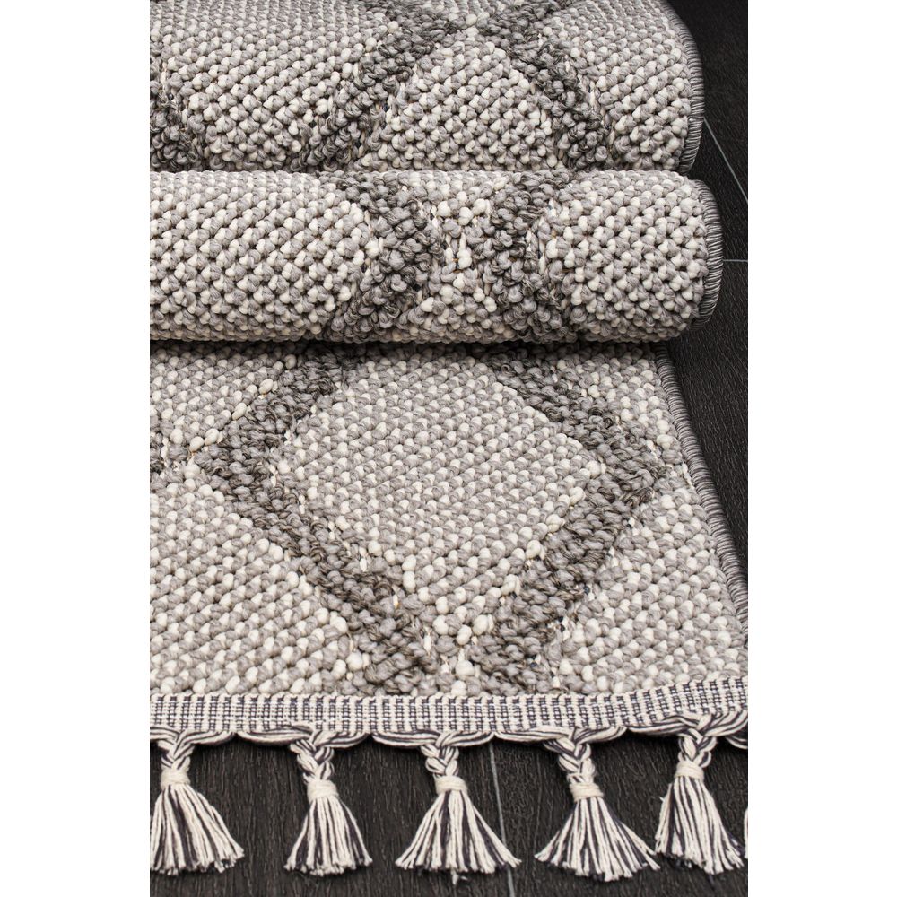 Beverly 2263 Sivi Tepih za Hodnik 120 x 300 cm slika 2