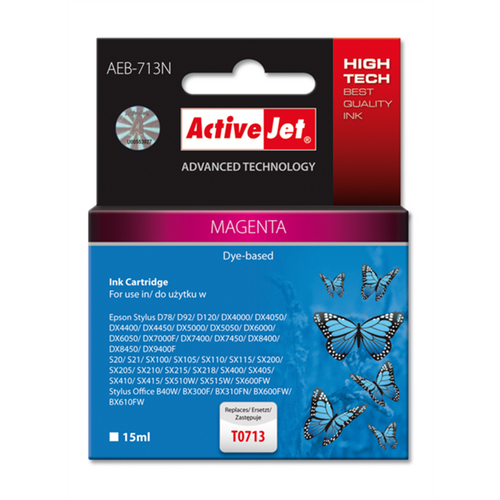 ActiveJet magenta tinta za Epson T0713 slika 1