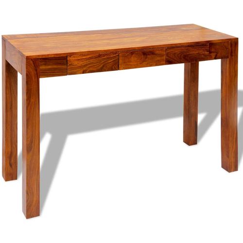 Konzolni stol s 3 ladice 80 cm od masivnog drva šišama slika 56