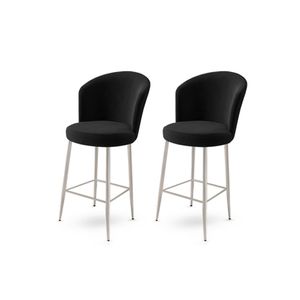 Alte - Black, Chrome Black
Chrome Bar Stool Set (2 Pieces)