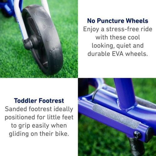 Smart Trike Folding Balance Bicikl - Plavi slika 5